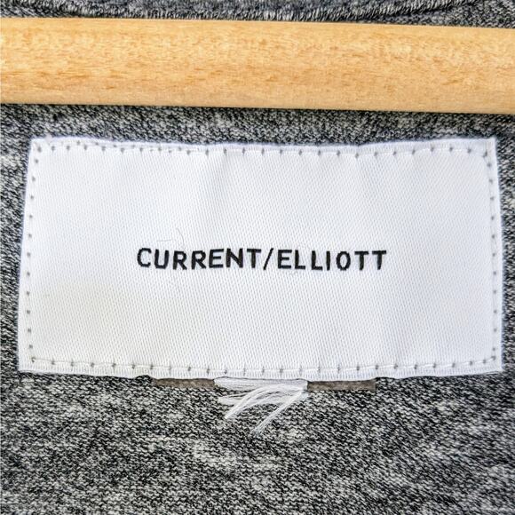 CURRENT / ELLIOTT Cadence Gray Ruffle Racerback Tank Top Size 0/XS - Picture 6 of 9